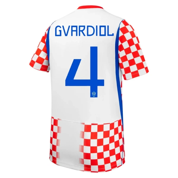 Camiseta Croacia Josko Gvardiol 4 Hombre 1ª Equipación Mundial 2026
