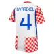 Camiseta Croacia Josko Gvardiol 4 Hombre 1ª Equipación Mundial 2026