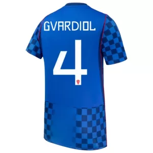 Camiseta Croacia Josko Gvardiol 4 Hombre 2ª Equipación Mundial 2026