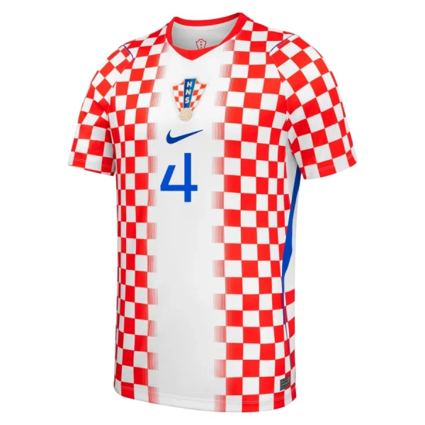 Camiseta Croacia Josko Gvardiol 4 Niños 1ª Equipación Mundial 2026