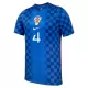 Camiseta Croacia Josko Gvardiol 4 Niños 2ª Equipación Mundial 2026
