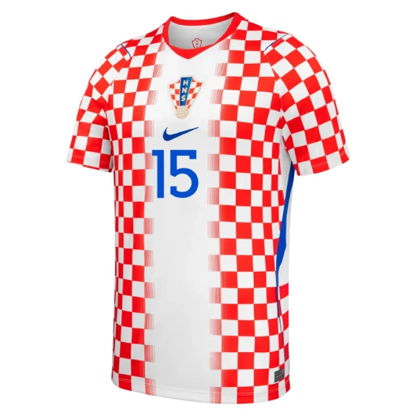 Camiseta Croacia Pasalic 15 Hombre 1ª Equipación Mundial 2026