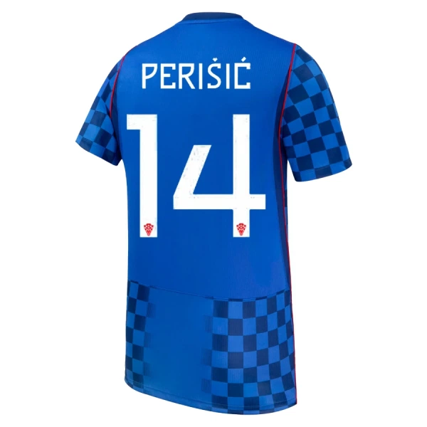 Camiseta Croacia Perisic 14 Hombre 2ª Equipación Mundial 2026