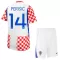 Camiseta Croacia Perisic 14 Niños 1ª Equipación Mundial 2026