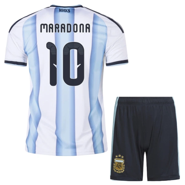 Camiseta Argentina Maradona 10 Niños 1ª Equipación Mundial 2026 Camiseta Argentina Maradona 10 Niños 1ª Equipación Mundial 2026