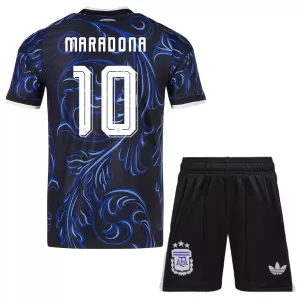 Camiseta Argentina Maradona 10 Niños 2ª Equipación Mundial 2026