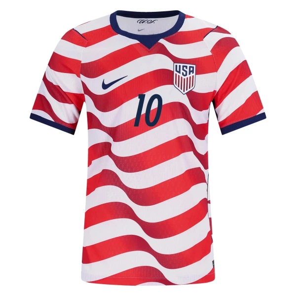 Camiseta Estados Unidos Christian Pulišić 10 Hombre 1ª Equipación Mundial 2026
