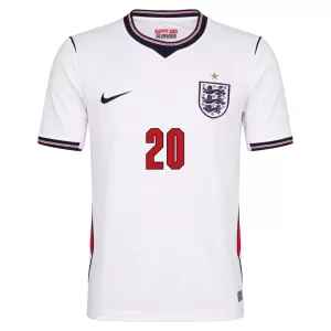 Camiseta Inglaterra Cole Palmer 20 Hombre 1ª Equipación Mundial 2026