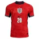 Camiseta Inglaterra Cole Palmer 20 Hombre 2ª Equipación Mundial 2026