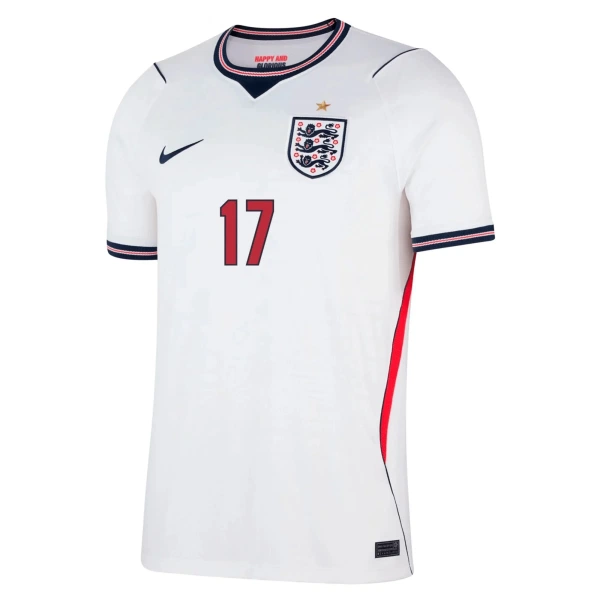 Camiseta Inglaterra Phil Foden 17 Hombre 1ª Equipación Mundial 2026