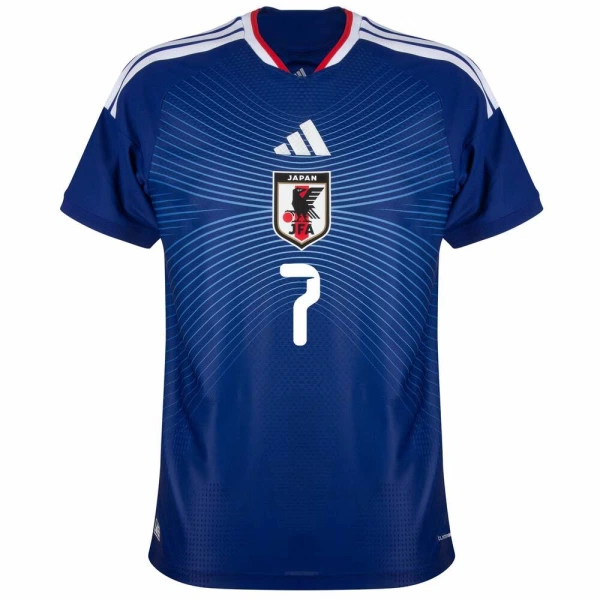 Camiseta Japón Mitoma 7 Hombre 1ª Equipación Mundial 2026