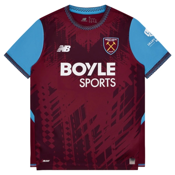 Camiseta West Ham United Hombre 1ª Equipación 26/27 Camiseta West Ham United Hombre 1ª Equipación 26/27