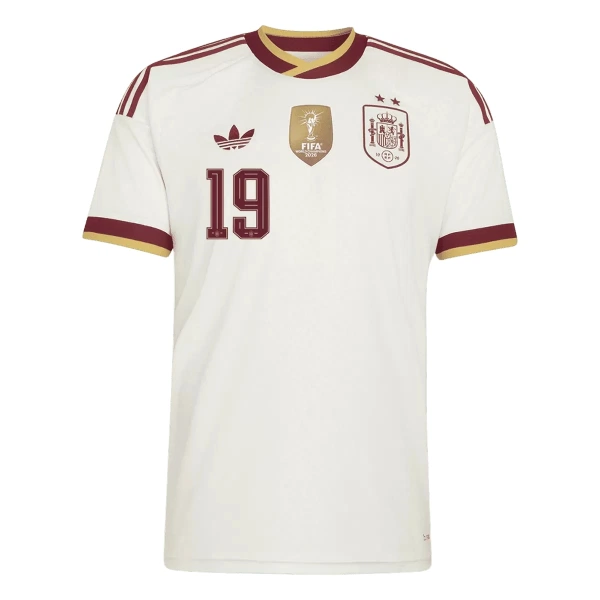 Camiseta España 2 Stars Lamine Yamal 19 Hombre 2ª Equipación Mundial 2026