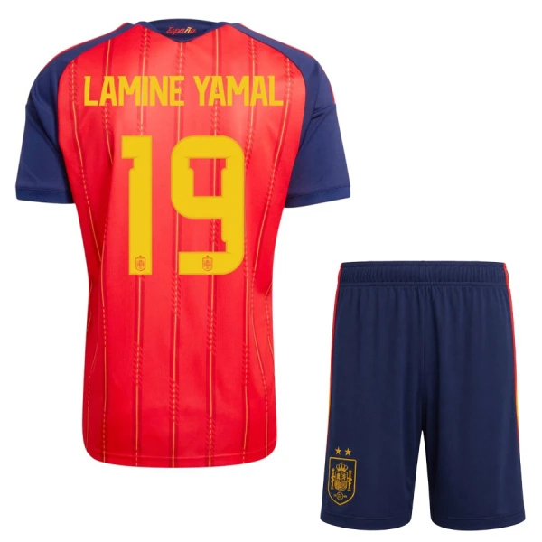 Camiseta España 2 Stars Lamine Yamal 19 Niños 1ª Equipación Mundial 2026 Camiseta España 2 Stars Lamine Yamal 19 Niños 1ª Equipación Mundial 2026