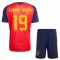 Camiseta España 2 Stars Lamine Yamal 19 Niños 1ª Equipación Mundial 2026