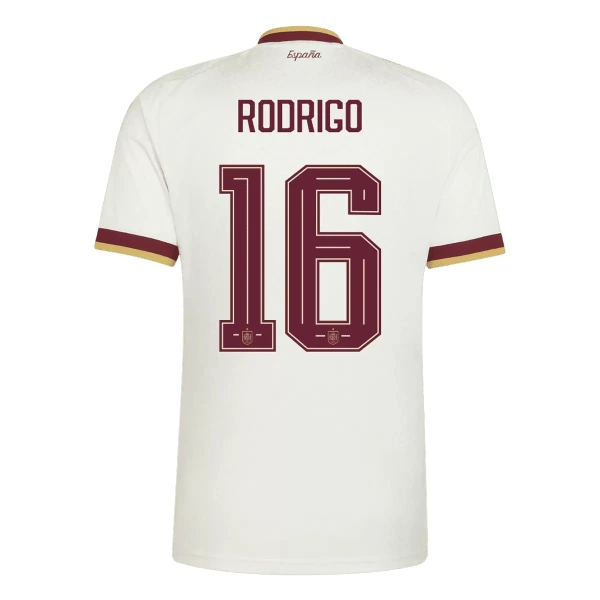 Camiseta España 2 Stars Rodrigo Hernández 16 Hombre 2ª Equipación Mundial 2026