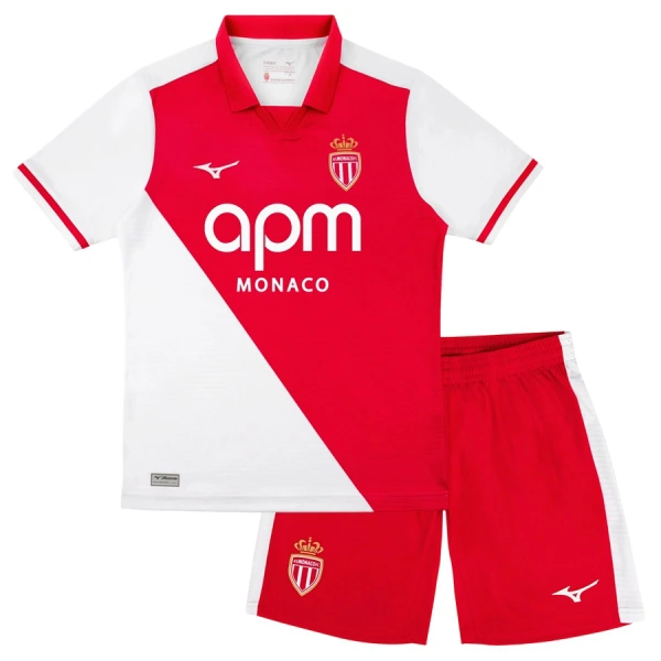 Camiseta AS Monaco Niños 1ª Equipación 26/27 Camiseta AS Monaco Niños 1ª Equipación 26/27
