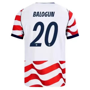 Camiseta Estados Unidos Balogun 20 Hombre 1ª Equipación Mundial 2026