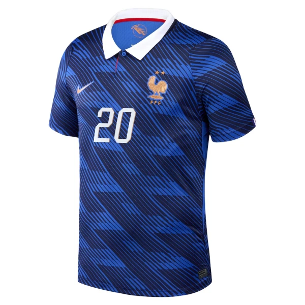 Camiseta Francia Desire Doue 20 Hombre 1ª Equipación Mundial 2026