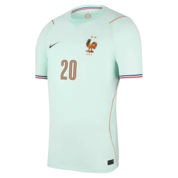 Camiseta Francia Desire Doue 20 Hombre 2ª Equipación Mundial 2026