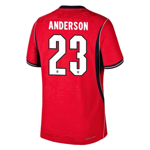 Camiseta Inglaterra Elliot Anderson 23 Hombre 2ª Equipación Mundial 2026