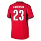 Camiseta Inglaterra Elliot Anderson 23 Hombre 2ª Equipación Mundial 2026