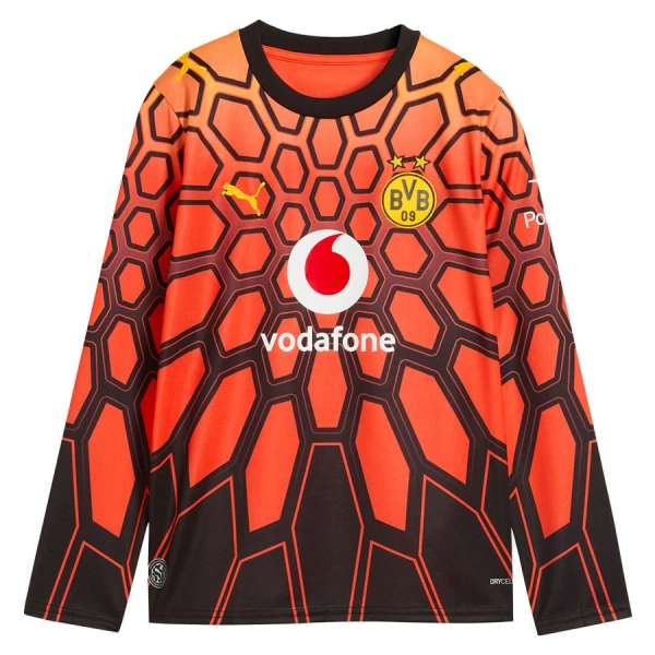 Camiseta Portero Borussia Dortmund Kobel 1 Hombre 1ª Equipación 26/27 Manga Larga Naranja
