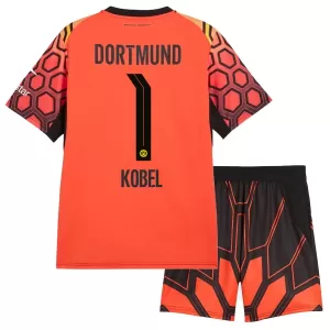 Camiseta Portero Borussia Dortmund Kobel 1 Niños 1ª Equipación 26/27 Naranja