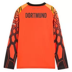 Camiseta Portero Borussia Dortmund Niños 1ª Equipación 26/27 Manga Larga Naranja