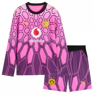 Camiseta Portero Borussia Dortmund Niños 2ª Equipación 26/27 Manga Larga Rosa