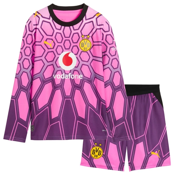 Camiseta Portero Borussia Dortmund Niños 2ª Equipación 26/27 Manga Larga Rosa Camiseta Portero Borussia Dortmund Niños 2ª Equipación 26/27 Manga Larga Rosa