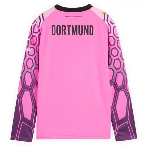 Camiseta Portero Borussia Dortmund Niños 2ª Equipación 26/27 Manga Larga Rosa