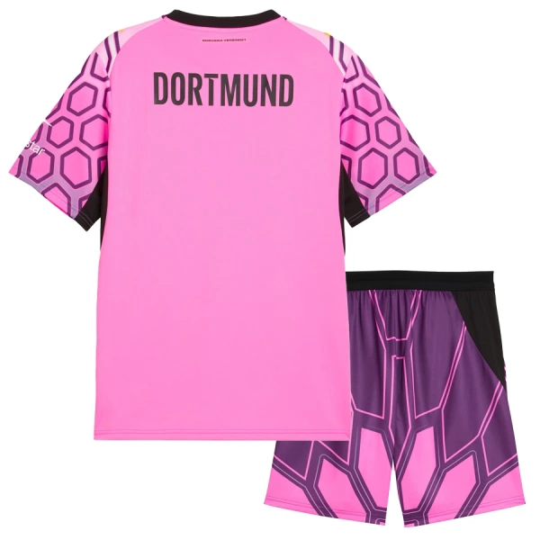 Camiseta Portero Borussia Dortmund Niños 2ª Equipación 26/27 Rosa