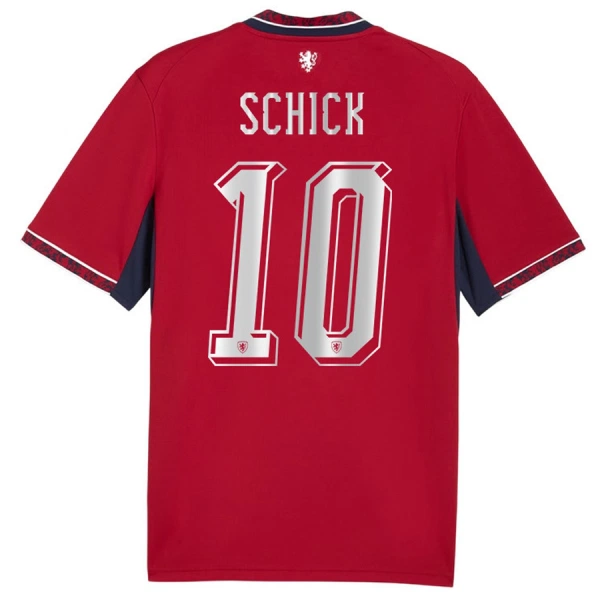 Camiseta República Checa Schick 10 Hombre 1ª Equipación Mundial 2026 Camiseta República Checa Schick 10 Hombre 1ª Equipación Mundial 2026