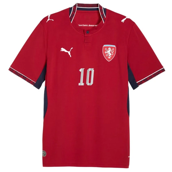 Camiseta República Checa Schick 10 Hombre 1ª Equipación Mundial 2026