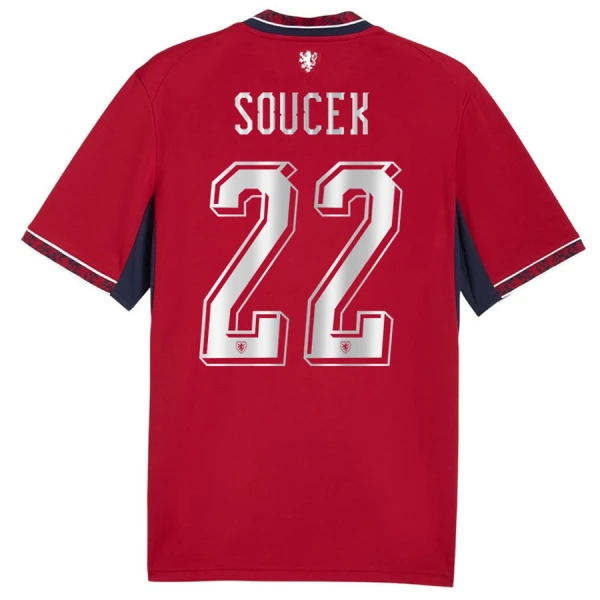 Camiseta República Checa Soucek 22 Hombre 1ª Equipación Mundial 2026