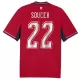 Camiseta República Checa Soucek 22 Hombre 1ª Equipación Mundial 2026