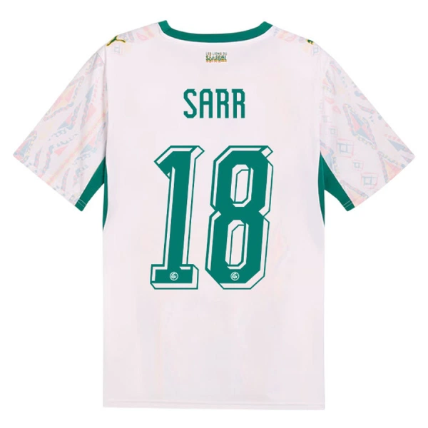 Camiseta Senegal Sarr 18 Hombre 1ª Equipación Mundial 2026 Camiseta Senegal Sarr 18 Hombre 1ª Equipación Mundial 2026