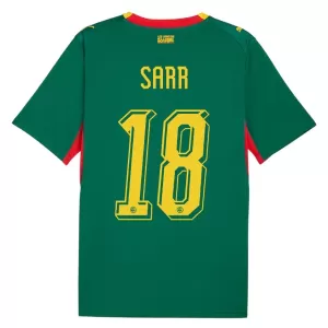 Camiseta Senegal Sarr 18 Hombre 2ª Equipación Mundial 2026