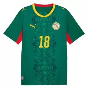 Camiseta Senegal Sarr 18 Hombre 2ª Equipación Mundial 2026