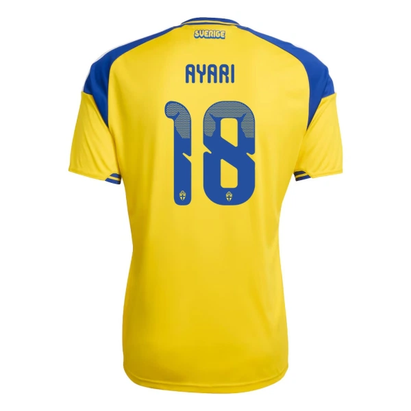 Camiseta Suecia Ayari 18 Hombre 1ª Equipación Mundial 2026 Camiseta Suecia Ayari 18 Hombre 1ª Equipación Mundial 2026