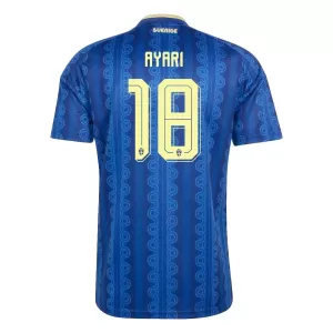 Camiseta Suecia Ayari 18 Hombre 2ª Equipación Mundial 2026