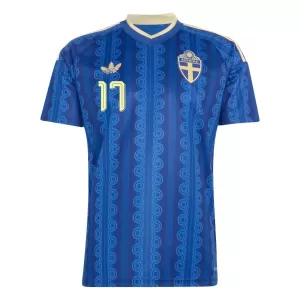 Camiseta Suecia Gyokeres 17 Hombre 2ª Equipación Mundial 2026