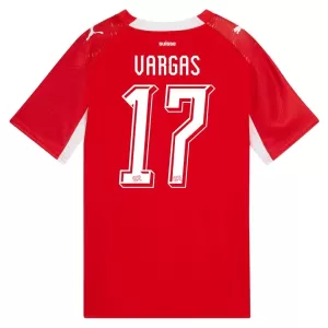 Camiseta Suiza Vargas 17 Hombre 1ª Equipación Mundial 2026