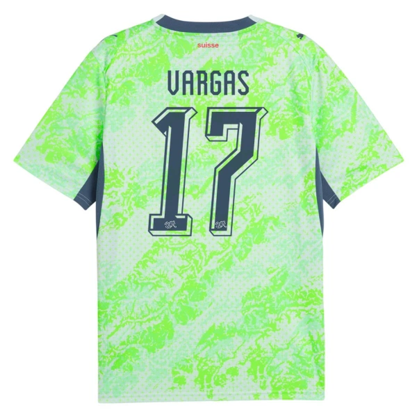 Camiseta Suiza Vargas 17 Hombre 2ª Equipación Mundial 2026 Camiseta Suiza Vargas 17 Hombre 2ª Equipación Mundial 2026