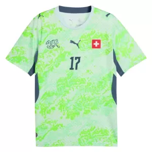 Camiseta Suiza Vargas 17 Hombre 2ª Equipación Mundial 2026