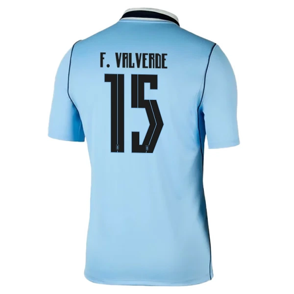 Camiseta Uruguay Federico Valverde 15 Hombre 1ª Equipación Mundial 2026