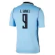 Camiseta Uruguay Luis Suárez 9 Hombre 1ª Equipación Mundial 2026 Camiseta Uruguay Luis Suárez 9 Hombre 1ª Equipación Mundial 2026
