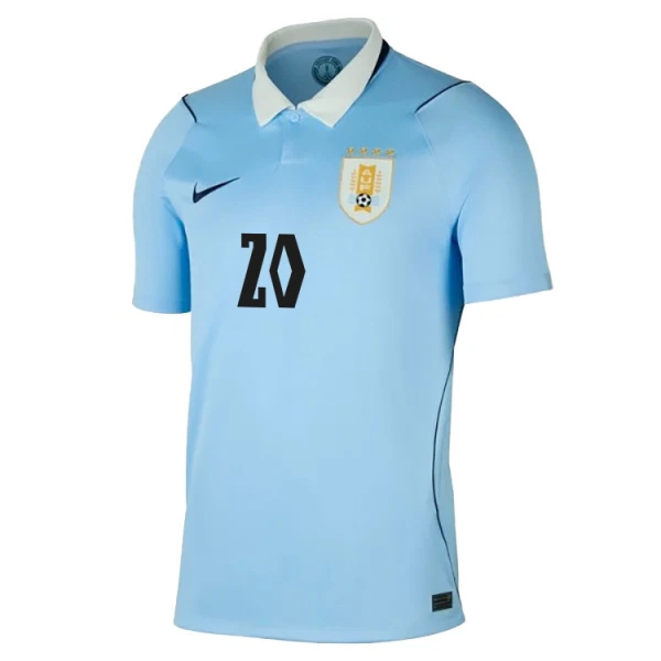 Camiseta Uruguay Maximiliano Araujo 20 Hombre 1ª Equipación Mundial 2026
