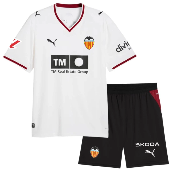 Camiseta Valencia CF Niños 1ª Equipación 26/27